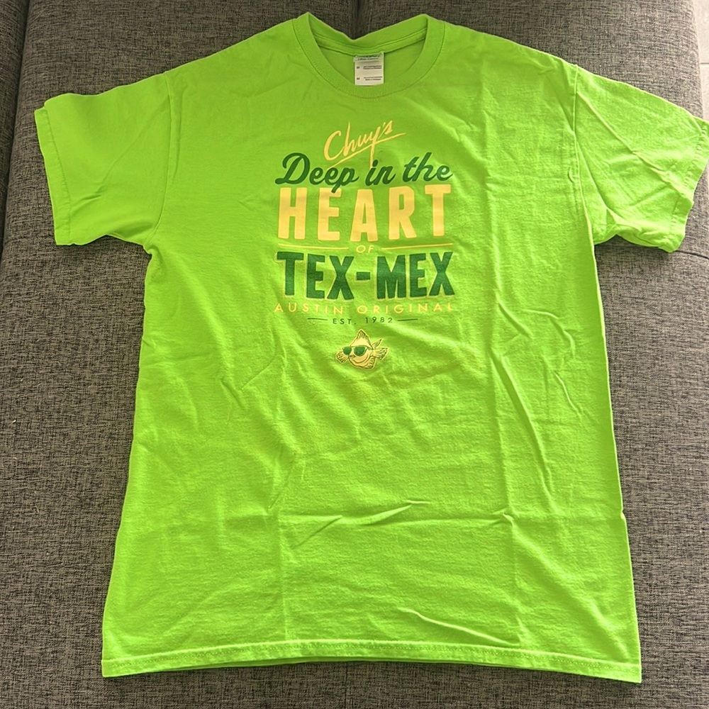 Chuy's Tex-Mex "Deep in the Heart of Tex-Mex" shirt
